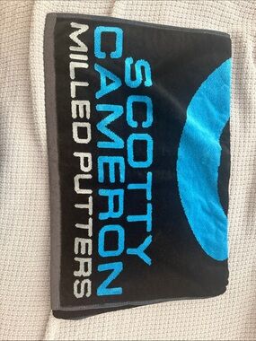 Scotty Cameron Black and Blue Circle T Blue Golf Towel